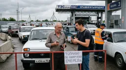 QR-коды, разрешающие купить жителям аннексированного Крыма 20 литров бензина, закончились за считанные минуты, местные паблики прекратили публиковать сообщения о дефиците